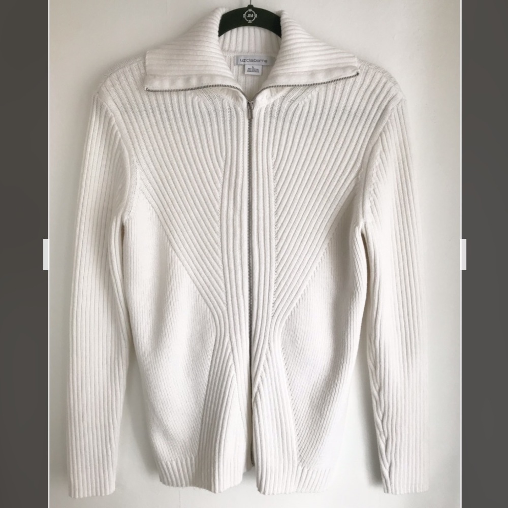 Liz Claiborne White Sweater